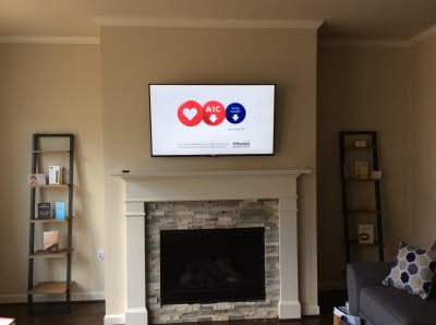 Another one of our nice TV installation jobs!
